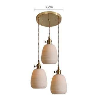 Celako™ Kaolia Pendant Light | Ceramic Dining Room Lighting