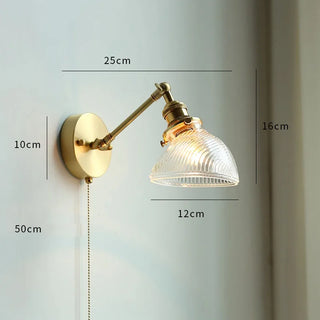Celako™ Petali Wall Light | Glass Bedroom Lighting