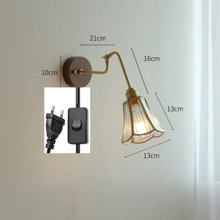 Celako™ Vercor Wall Light | Copper Bedside Lighting