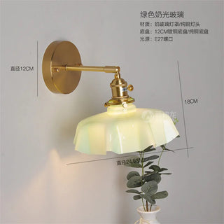 Celako™ Glintus Wall Light | Copper Bedroom Lighting