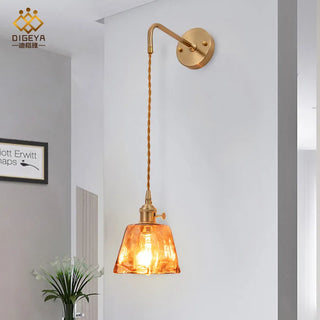 Celako™ Ambric Wall Light | Copper Bedroom Lighting