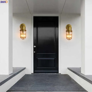 Celako™ Temparo Wall Light | Brushed Nickel Outdoor Lighting