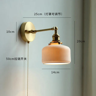 Celako™ Takumi Wall Light | Copper Bedside Lighting