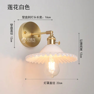 Celako™ Copa Wall Light | Copper Bedroom Lighting