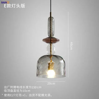 Celako™ Lumina Pendant Light | Glass Bedroom Lighting