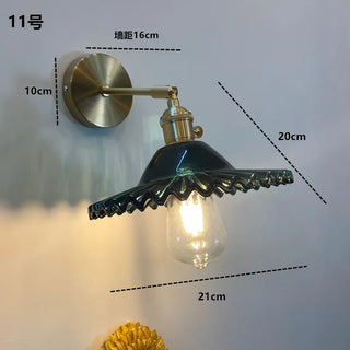Celako™ Aureum Wall Light | Copper Bedroom Lighting