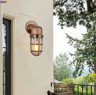 Celako™ Temparo Wall Light | Brushed Nickel Outdoor Lighting