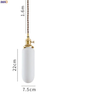 Celako™ Lumira Pendant Light | Ceramic Dining Room Lighting