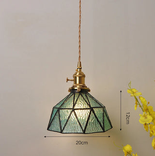 Celako™ Violetta Pendant Light | Glass Dining Room Lighting