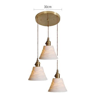 Celako™ Kaolia Pendant Light | Ceramic Dining Room Lighting