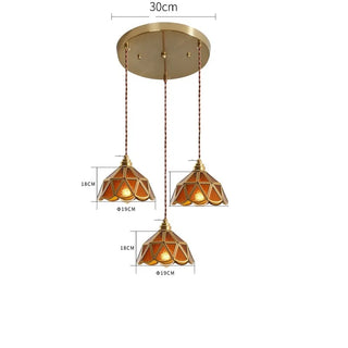 Celako™ Kagura Pendant Light | Glass Dining Room Lighting