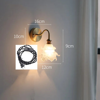 Celako™ Liliope Wall Light | Copper Bedroom Lighting