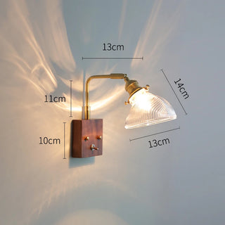 Celako™ Celestra Wall Light | Copper Bedroom Lighting