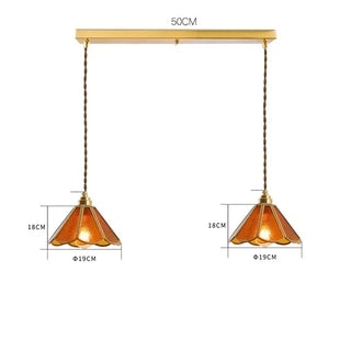 Celako™ Kagura Pendant Light | Glass Dining Room Lighting
