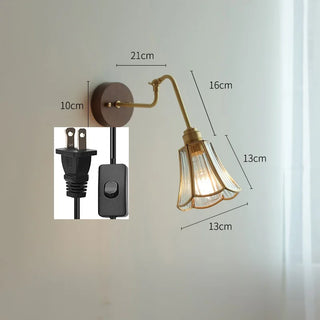Celako™ Vercor Wall Light | Copper Bedside Lighting
