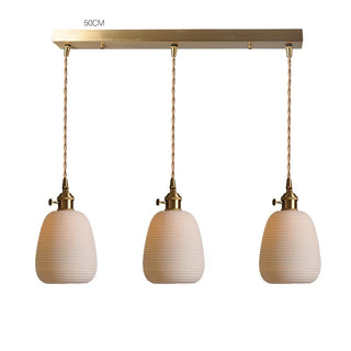 Celako™ Kaolia Pendant Light | Ceramic Dining Room Lighting