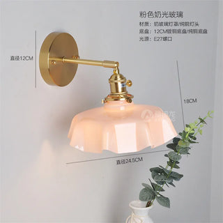 Celako™ Glintus Wall Light | Copper Bedroom Lighting