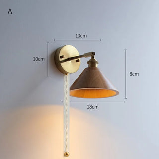 Celako™ Sondera Wall Light | Copper Bedroom Lighting