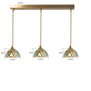 Celako™ Kagura Pendant Light | Glass Dining Room Lighting