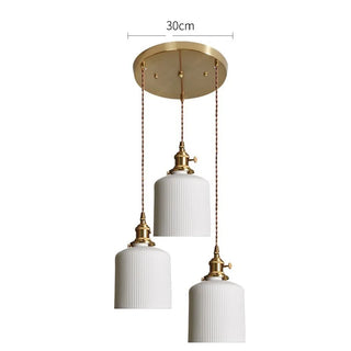 Celako™ Kaolia Pendant Light | Ceramic Dining Room Lighting
