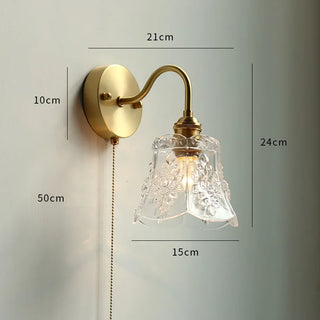 Celako™ Vitrone Wall Light | Copper Bedroom Lighting