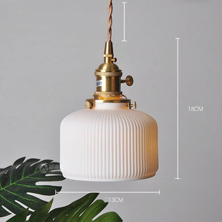 Celako™ Kaolia Pendant Light | Ceramic Dining Room Lighting