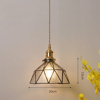 Celako™ Violetta Pendant Light | Glass Dining Room Lighting