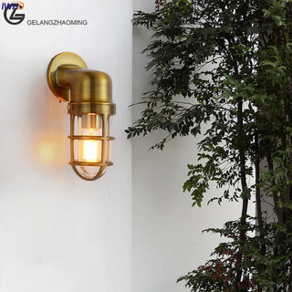 Celako™ Temparo Wall Light | Brushed Nickel Outdoor Lighting