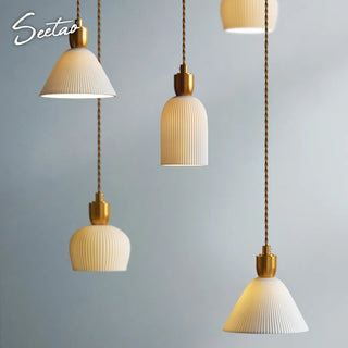 Celako™ Ceramiq Pendant Light | Ceramic Dining Room Lighting