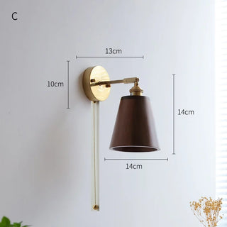 Celako™ Sondera Wall Light | Copper Bedroom Lighting