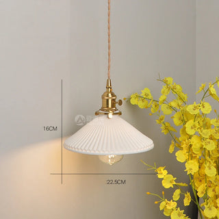 Celako™ Kaolia Pendant Light | Ceramic Dining Room Lighting