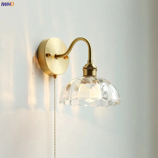 Celako™ Vitreon Wall Light | Copper Bedroom Lighting