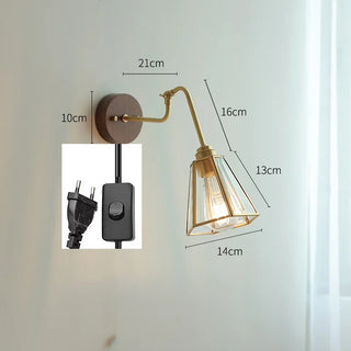 Celako™ Vercor Wall Light | Copper Bedside Lighting