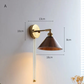 Celako™ Sondera Wall Light | Copper Bedroom Lighting