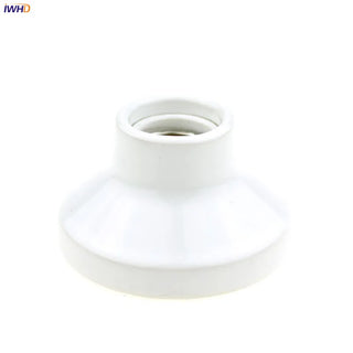 IWHD Portalamparas Ceramic E27 Lamp Holder Base For Table Light Douille Soquete E27 Socket Light Bulb Holder Homekit Vintage