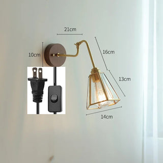 Celako™ Vercor Wall Light | Copper Bedside Lighting