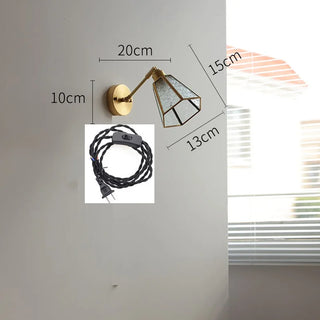 Celako™ Verdana Wall Light | Glass Bedroom Lighting
