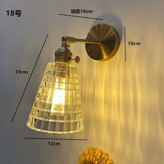 Celako™ Aureum Wall Light | Copper Bedroom Lighting