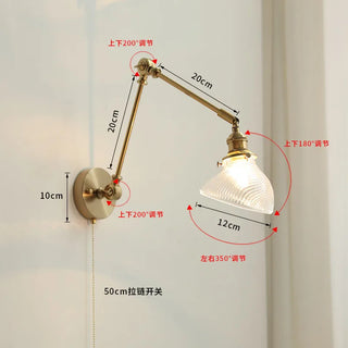 Celako™ Kensai Wall Light | Copper Bedside Lighting