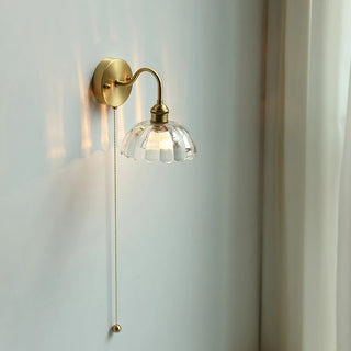 Celako™ Vitreon Wall Light | Copper Bedroom Lighting