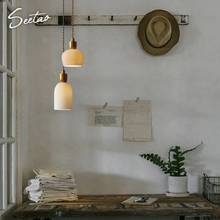 Celako™ Ceramiq Pendant Light | Ceramic Dining Room Lighting