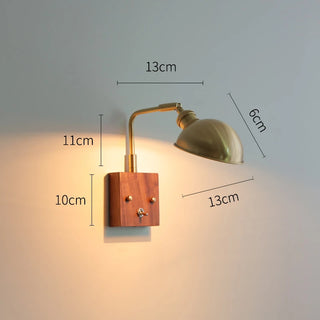 Celako™ Celestra Wall Light | Copper Bedroom Lighting
