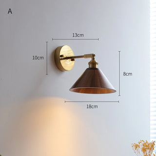 Celako™ Sondera Wall Light | Copper Bedroom Lighting
