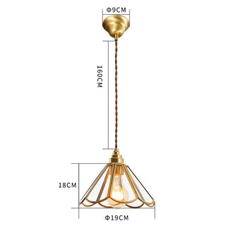 Celako™ Kagura Pendant Light | Glass Dining Room Lighting