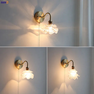 Celako™ Liliope Wall Light | Copper Bedroom Lighting