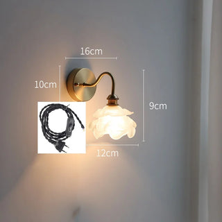 Celako™ Liliope Wall Light | Copper Bedroom Lighting