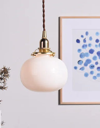 Celako™ Seruna Pendant Light | Glass Bedroom Lighting