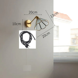 Celako™ Verdana Wall Light | Glass Bedroom Lighting