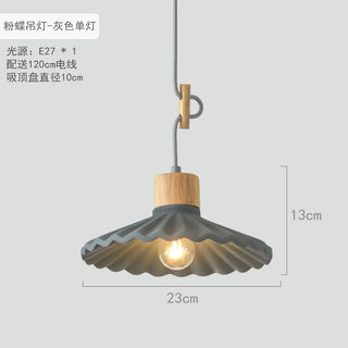 Celako™ Cemara Pendant Light | Cement Dining Room Lighting