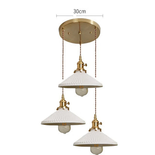 Celako™ Kaolia Pendant Light | Ceramic Dining Room Lighting